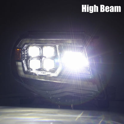 AlphaRex 05-11 Toyota Tacoma NOVA LED Projector Headlights Plank Style Chrome w/Activation Light/DRL 880743 *Discontinued