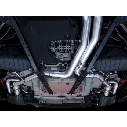 AWE Tuning 2021-2025 Audi C8 RS6/RS7 SwitchPath Cat-back Exhaust - Diamond Black Tips