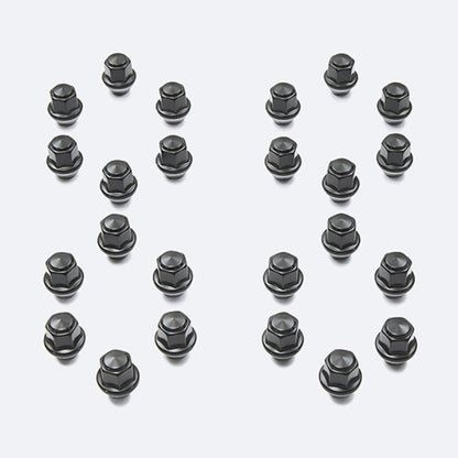Ford Racing M14 x 1.5 Black Lug Nut - Set of 24 M-1012K-F15B