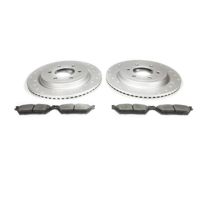Alcon 2017+ Gen 2 Ford Raptor/F-150 Rear Pads and Rotors Upgrade Kit (Use with Stock Calipers) BKR3430X1227