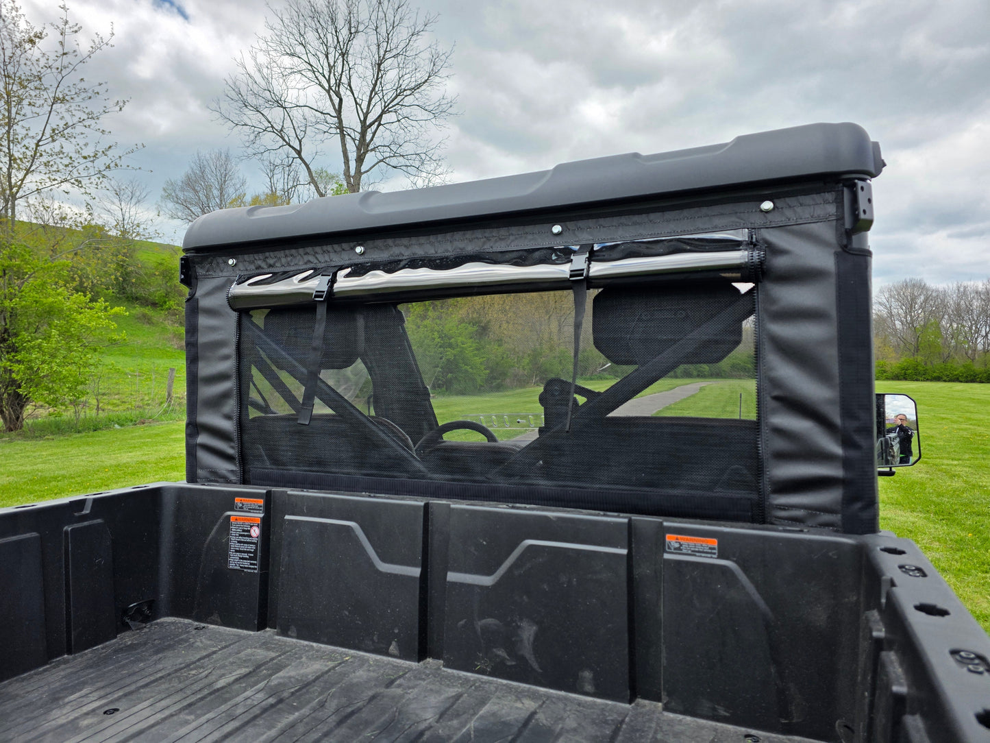 CFMoto UForce U10 Pro/U10 XL Pro - Soft Back Panel with Mesh/Vinyl Window