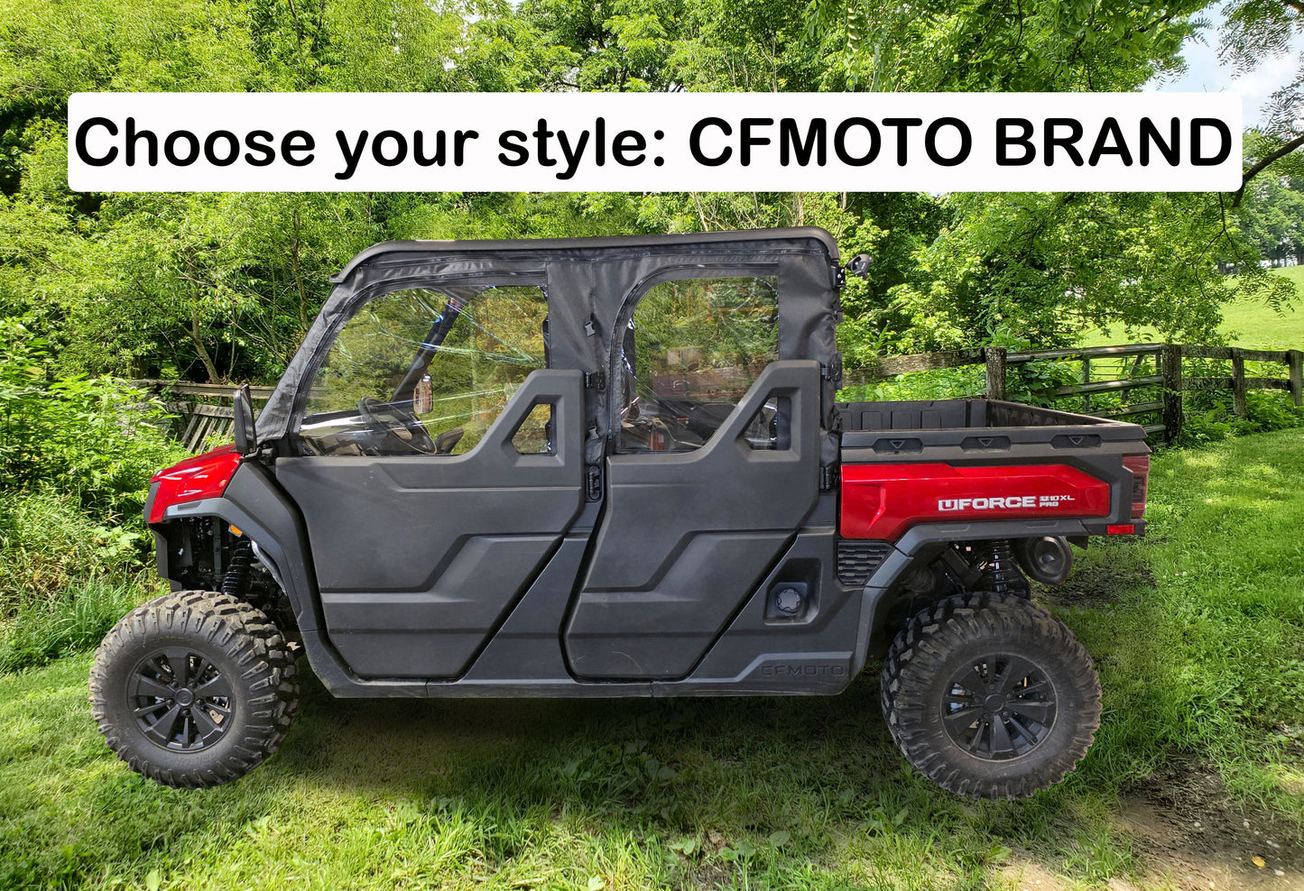 CFMoto UForce XL Pro-Upper DoorsRear Combo