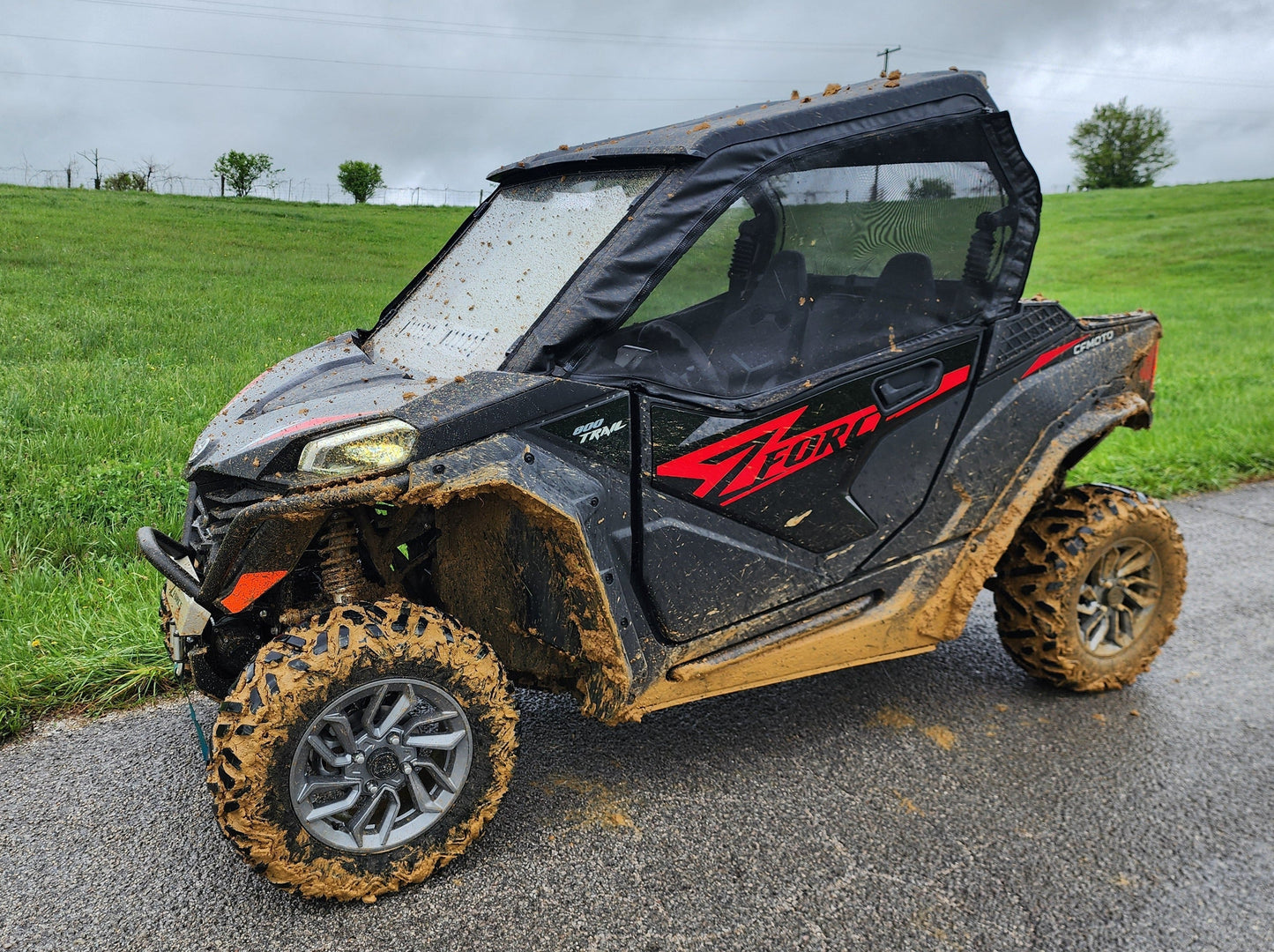CFMoto ZForce 800 Trail/950 Trail & Sport - Upper Doors with Mesh Windows