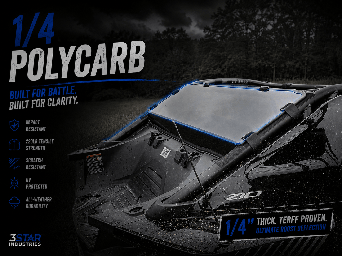 CFMoto ZForce Z10/Z10-4 Rear Windshield