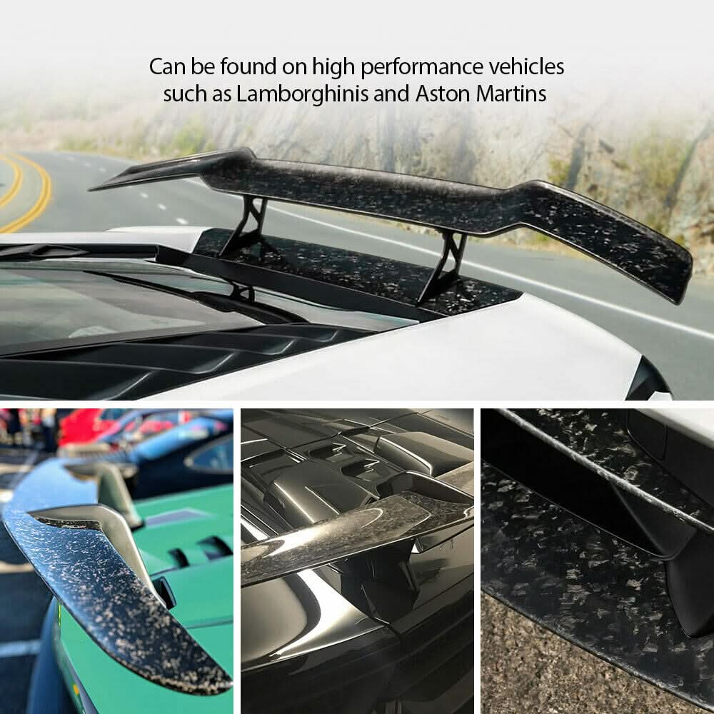 2017-2022 Audi A4 B9 S4 Style Forged Carbon Fiber Trunk Spoiler Wing