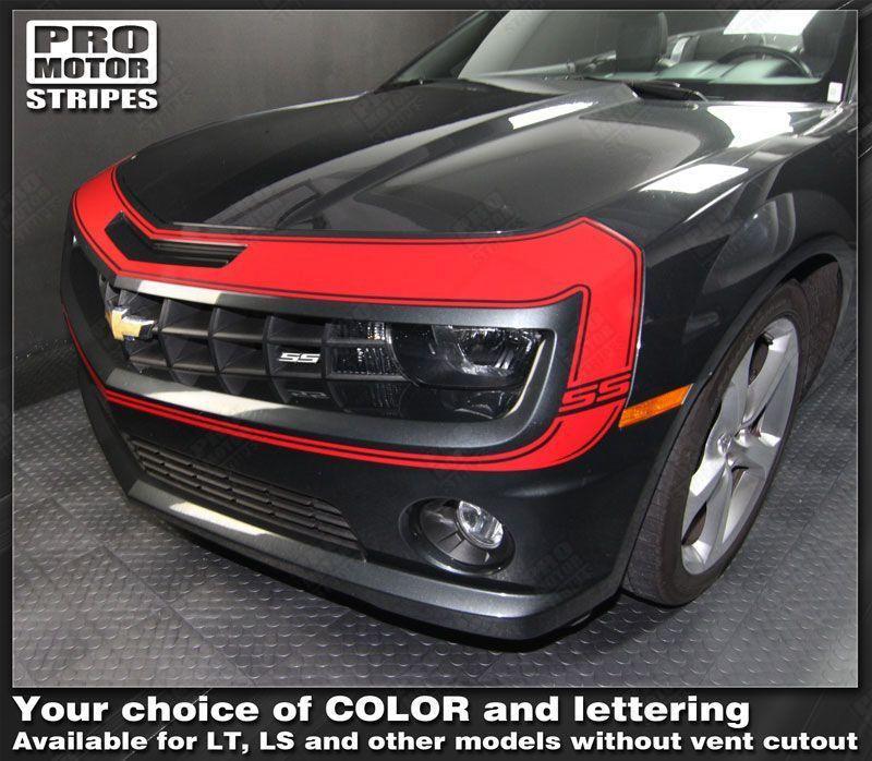 Chevrolet Camaro 2010-2013 Front Fascia Retro Style Stripes