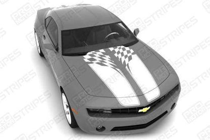 Chevrolet Camaro 2010-2015 Checkered Flag Racing Stripes