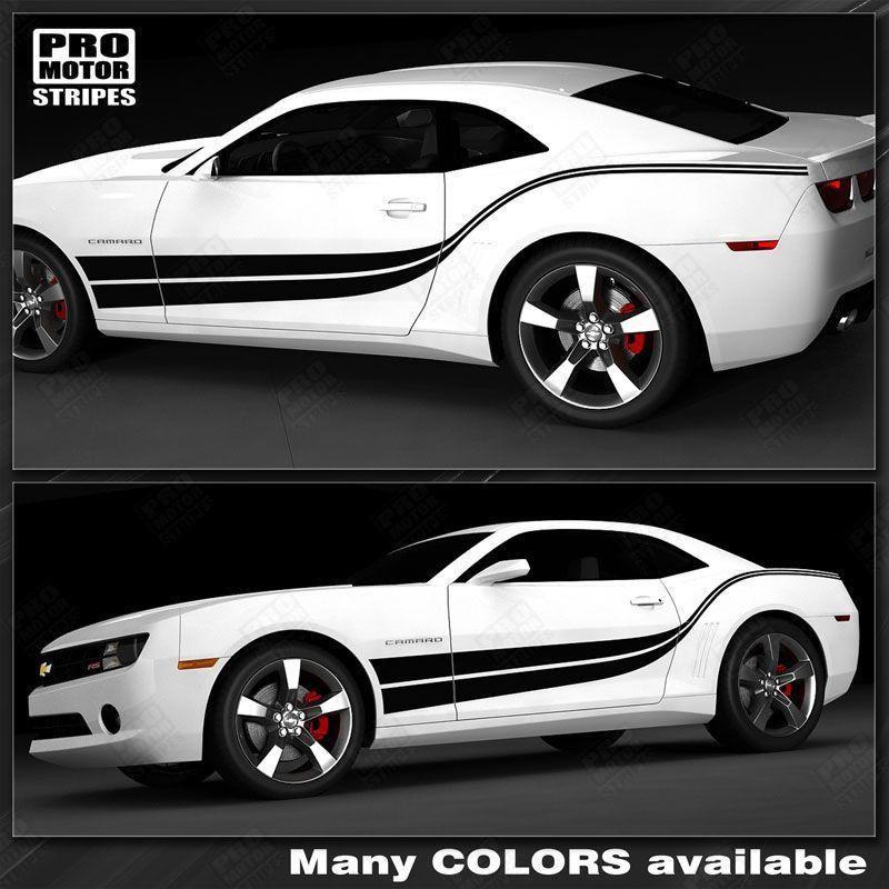 Chevrolet Camaro 2010-2024 Double Wave Side Stripes