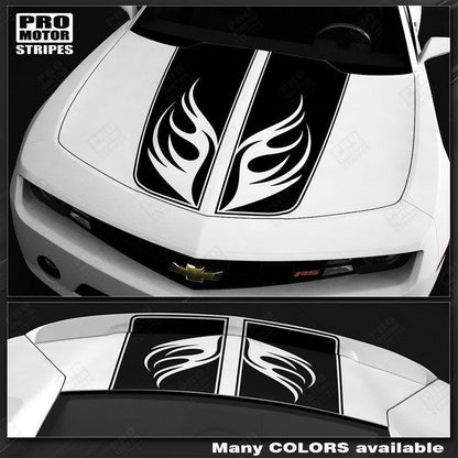 Chevrolet Camaro 2010-2015 Racing Wings Top and Side Stripes
