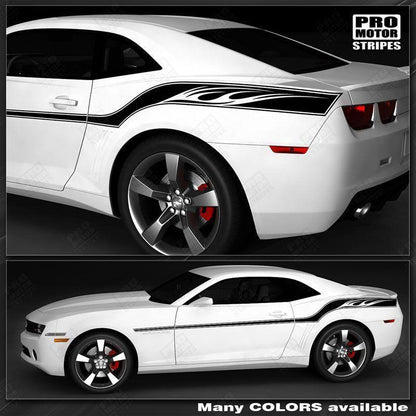 Chevrolet Camaro 2010-2015 Racing Wings Top and Side Stripes