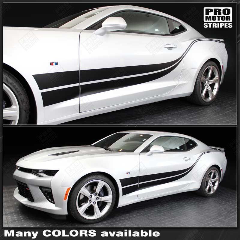 Chevrolet Camaro 2010-2024 Double Wave Side Accent Stripes