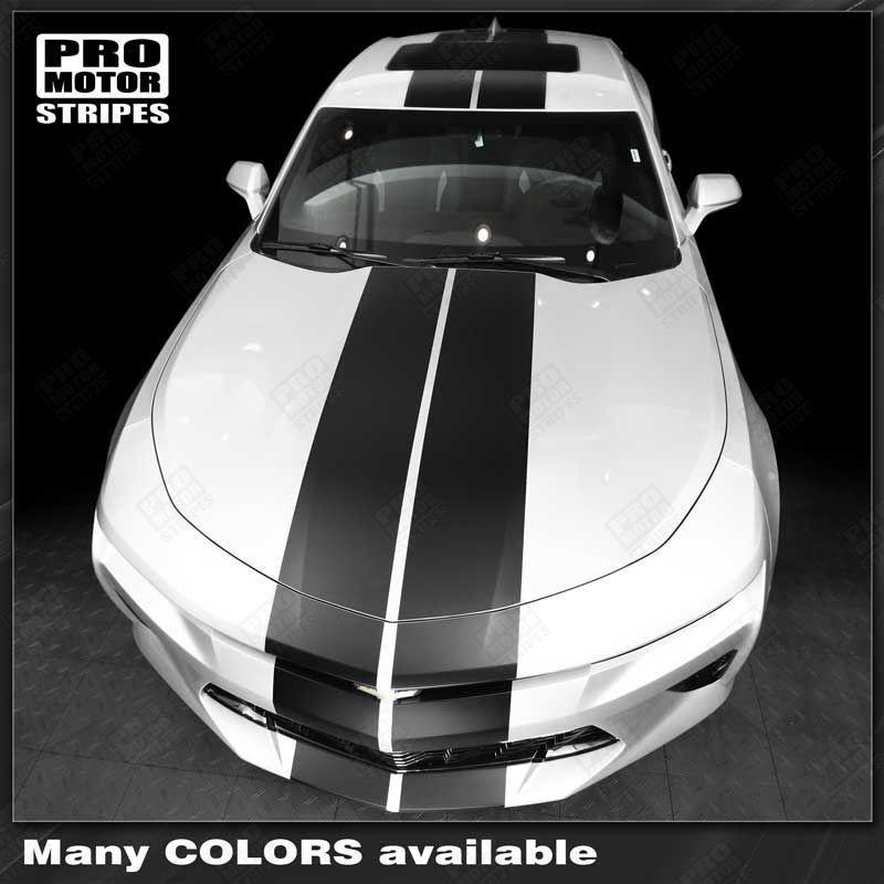Chevrolet Camaro 2010-2024 Over-The-Top Straight Double Stripes