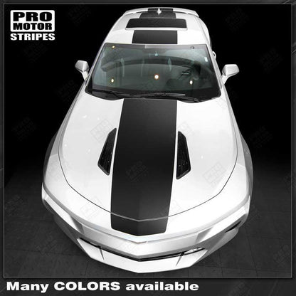 Chevrolet Camaro 2016-2024 Over The Top Stripes Hood, Roof & Rear