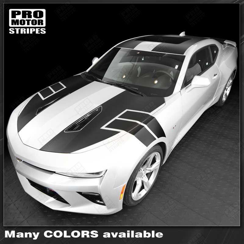 Chevrolet Camaro 2016-2018 -SS- NS1 Style Over The Top Stripes