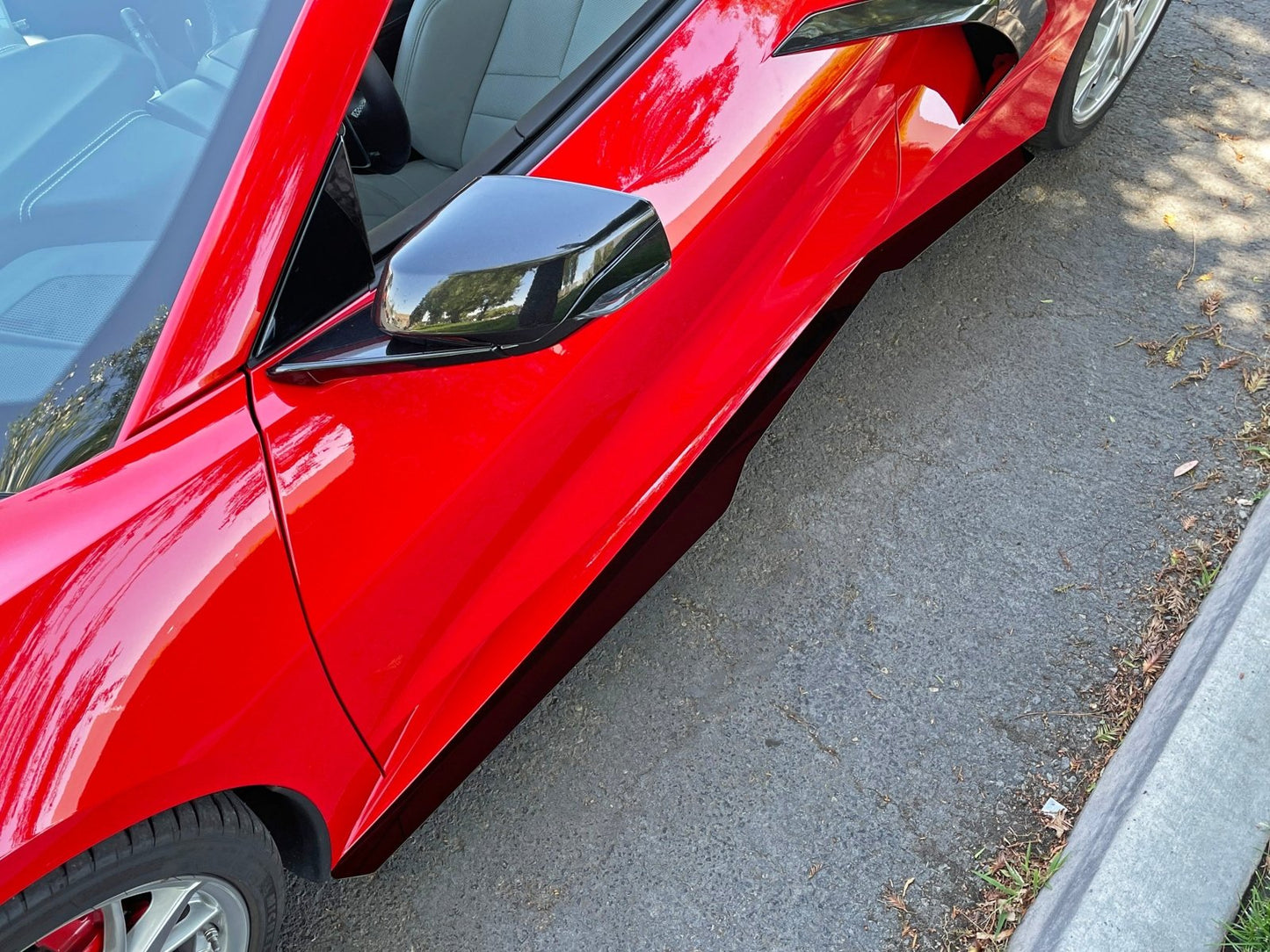 Chevrolet Corvette C8 (2020-2026) Side Skirt Extensions V1