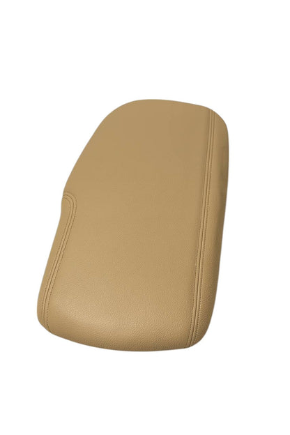 Cashmere Tan Leather Console Armrest Cover For Chevy Corvette C6 2005 2006 2007 2008 2009 2010 2011 2012 2013