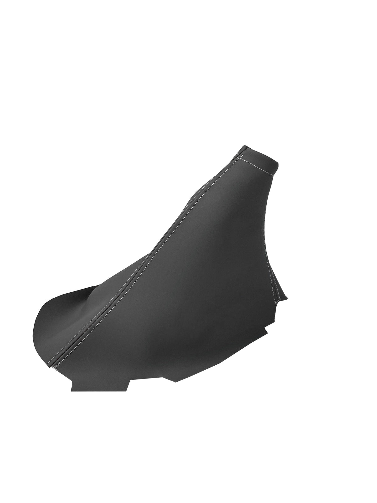 Titanium Gray Leather Handbrake & Shift Boot Cover Compatible With 2005-2013 Chevy Corvette C6