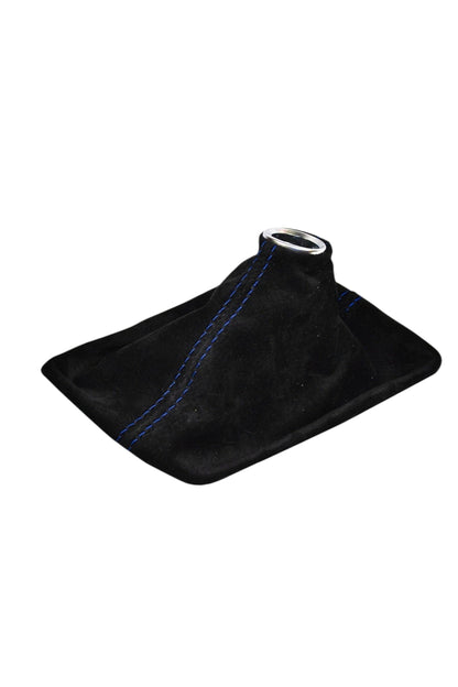 For Chevy Corvette C7 2014 2015 2016 Genuine Suede MANUAL Shift Boot Cover In Black