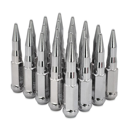BLOX Racing Chrome Bullet Spiked Forged Lug Nut - GARAGE SALE