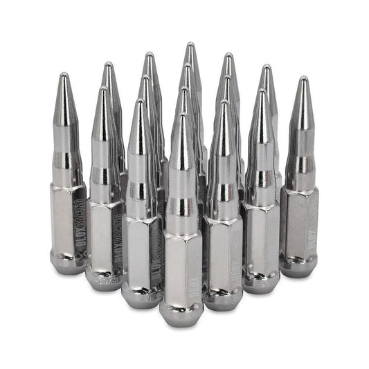 BLOX Racing Chrome Bullet Spiked Forged Lug Nut - GARAGE SALE