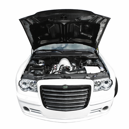 Chrysler 300 Challenger Style Hood W/ Mad Eyes