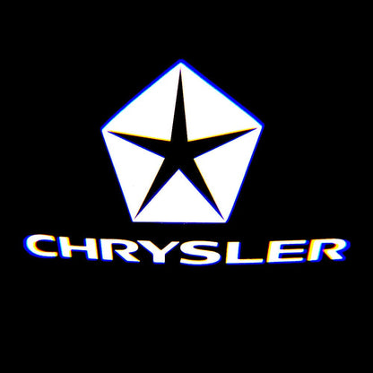 CHRYSLER Minivan 5th Gen Door Stick On Puddle Lights Various Designs 2008 -2020