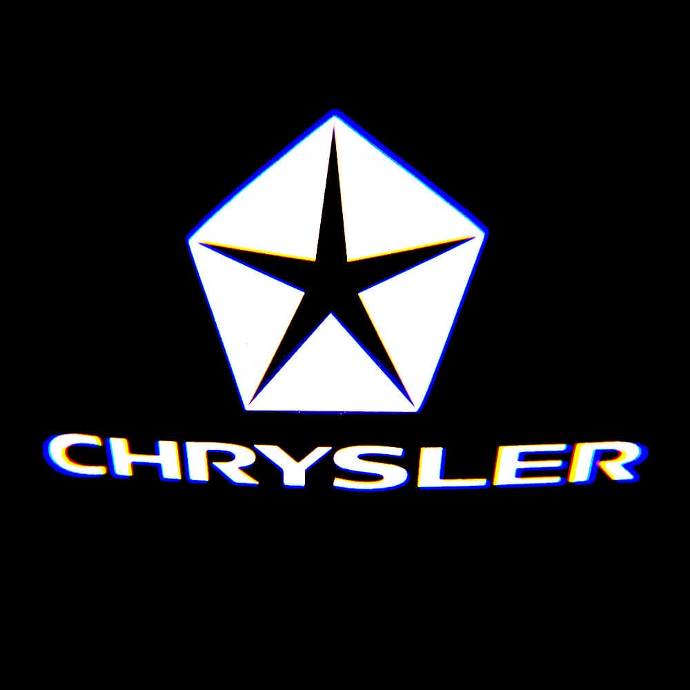 CHRYSLER Crossfire SRT-6 Door Stick On Puddle Lights Various Designs 2005 -2006