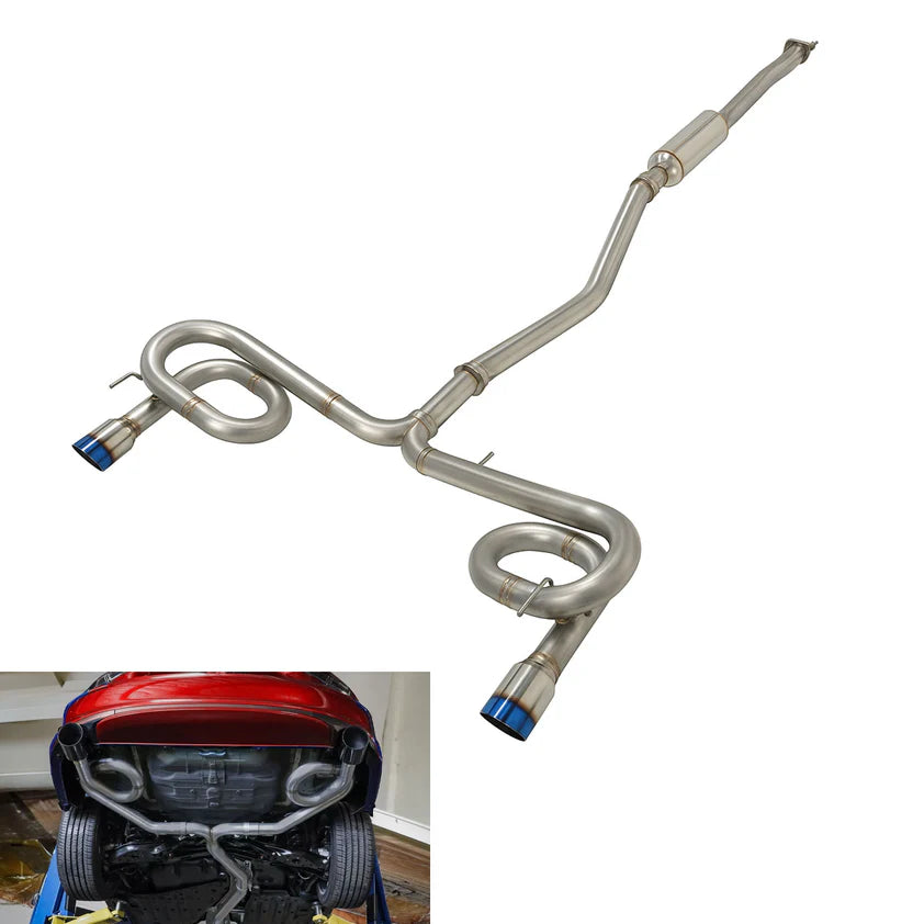 BULL BOOST PERFORMANCE 2.5" Catback Exhaust System w/ Burnt Tips for 2022–2025 Honda Civic Si FE1 & Acura Integra DE4 1.5T