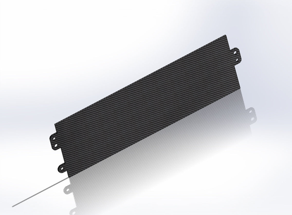 CARBON FIBER Honda CRX 1988-1991 Climate Control Delete Plate AC Heater Panel
