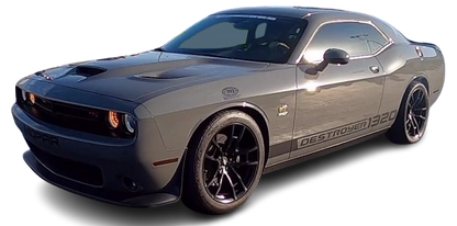 2015-2023 Dodge Challenger Steel Neutral Strap/Release Cover Plate - Laser Cut, Painted, Authentic