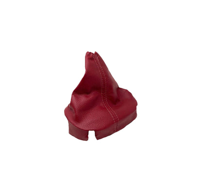 For 2005 2006 2007 Chevy Corvette C6 Cobalt Red Leather Shift Boot Cover