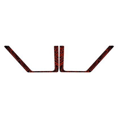 Topo Front Door Net Trim Overlay Kit (Printed Series) - 2021+ Bronco