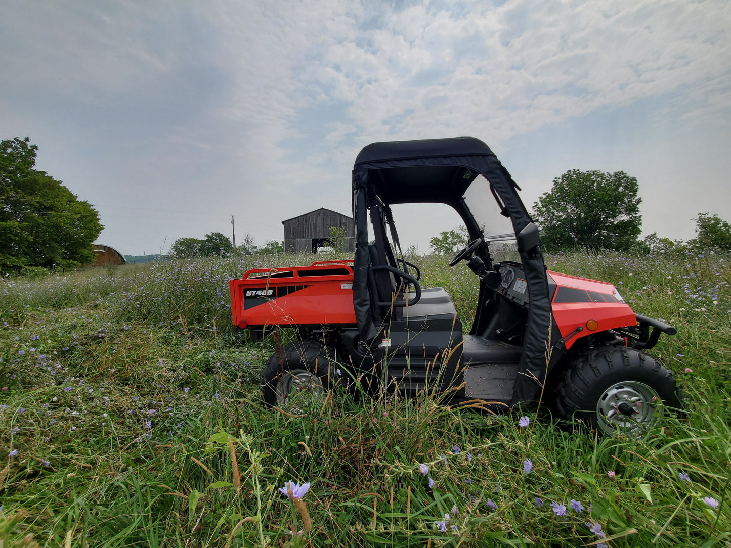 Coleman UT400/HiSun HS 400 - Soft Top for Hard Windshield