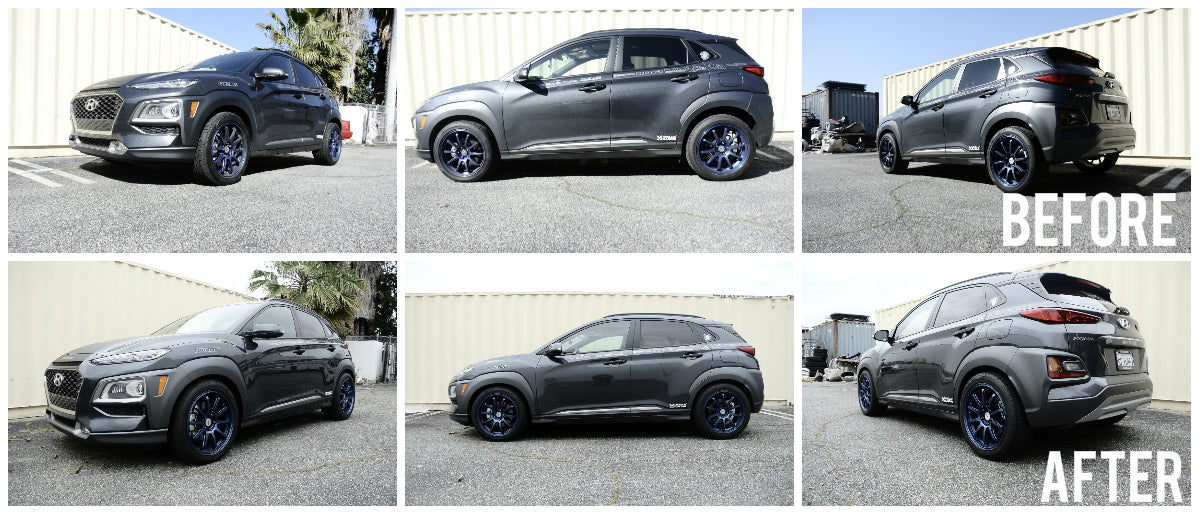 MEGAN RACING Hyundai Kona 2018-2023 FWD (Rear Torsion Beam) – EZII Series Coilovers – FREE SHIPPING