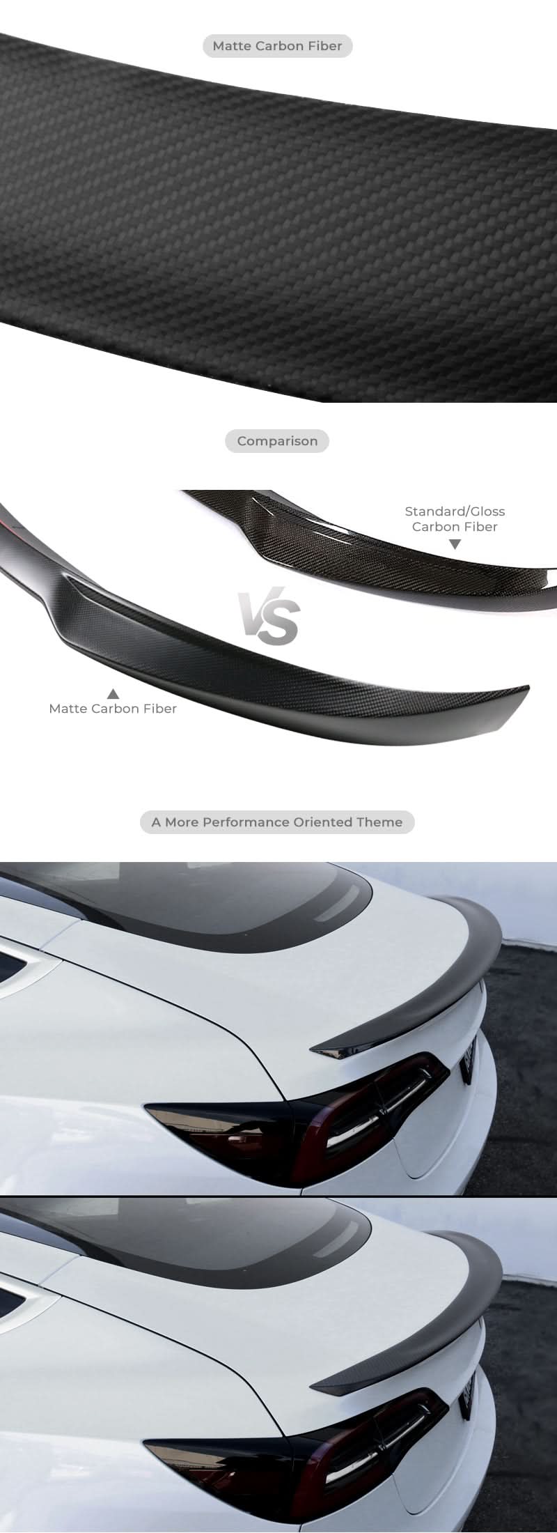 2018-2019 Mercedes-Benz E-Class AMG Style Trunk Spoiler Carbon Fiber