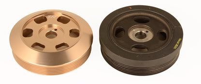 TR Lightweight Crankshaft Pulley for 2012-2024 Subaru WRX / 2011-2024 Forester / 2019-2024 Ascent / 2013-2024 BRZ / Legacy / Outback / Crosstrek / 2013-2016 Scion FR-S / 2017-2020 Toyota 86 / 2022-2024 GR86