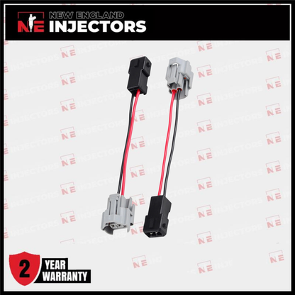 Injector Adapter Connectors For Denso Female to EV1 For Bosch Male Set of 2