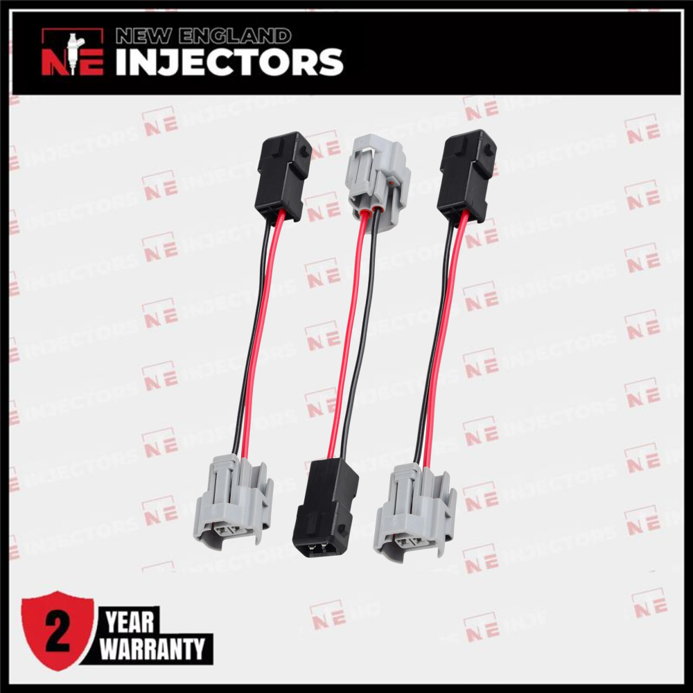 Injector Adapter Connectors For Denso Female to EV1 For Bosch Male Set of 3