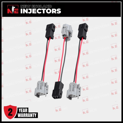 Injector Adapter Connectors For Denso Female to EV1 For Bosch Male Set of 3