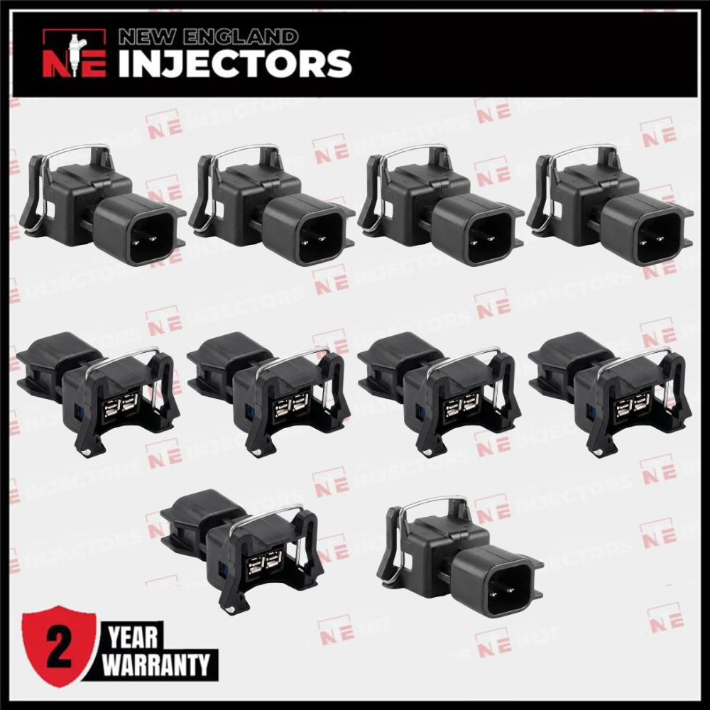 EV1 to EV6 Fuel Injector Connector Adapters Fits LS2 LS3 LS7 LSX Set of 10