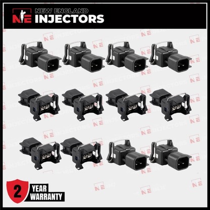 EV1 to EV6 Fuel Injector Connector Adapters Fits LS2 LS3 LS7 LSX Set of 12