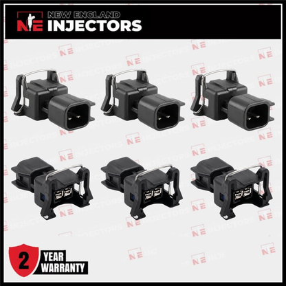 EV1 to EV6 Fuel Injector Connector Adapters Fits LS2 LS3 LS7 LSX Set of 6