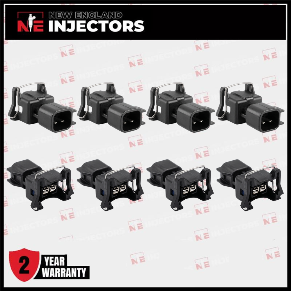 EV1 to EV6 Fuel Injector Connector Adapters Fits LS2 LS3 LS7 LSX Set of 8