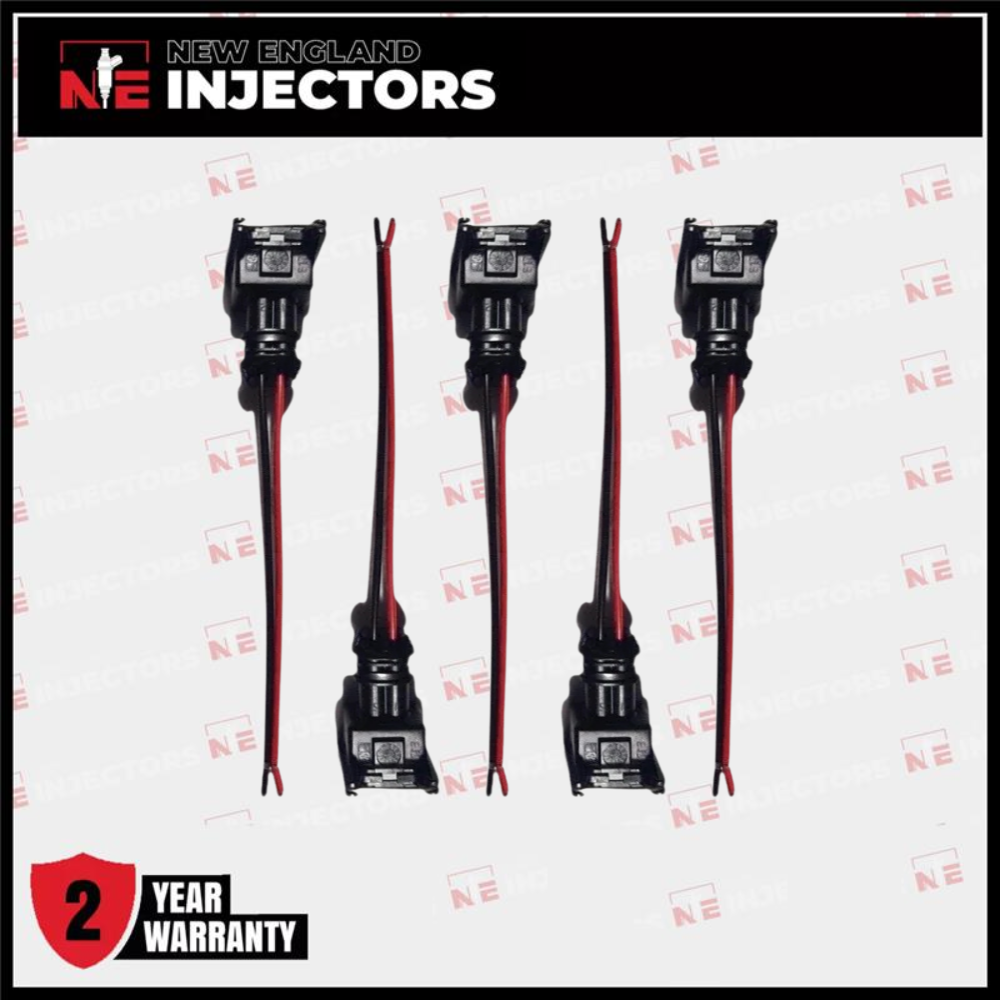 Set of 5 Bosch Fuel Injector Connectors Fits 95-98 0280155746 Volvo V70 2.4L