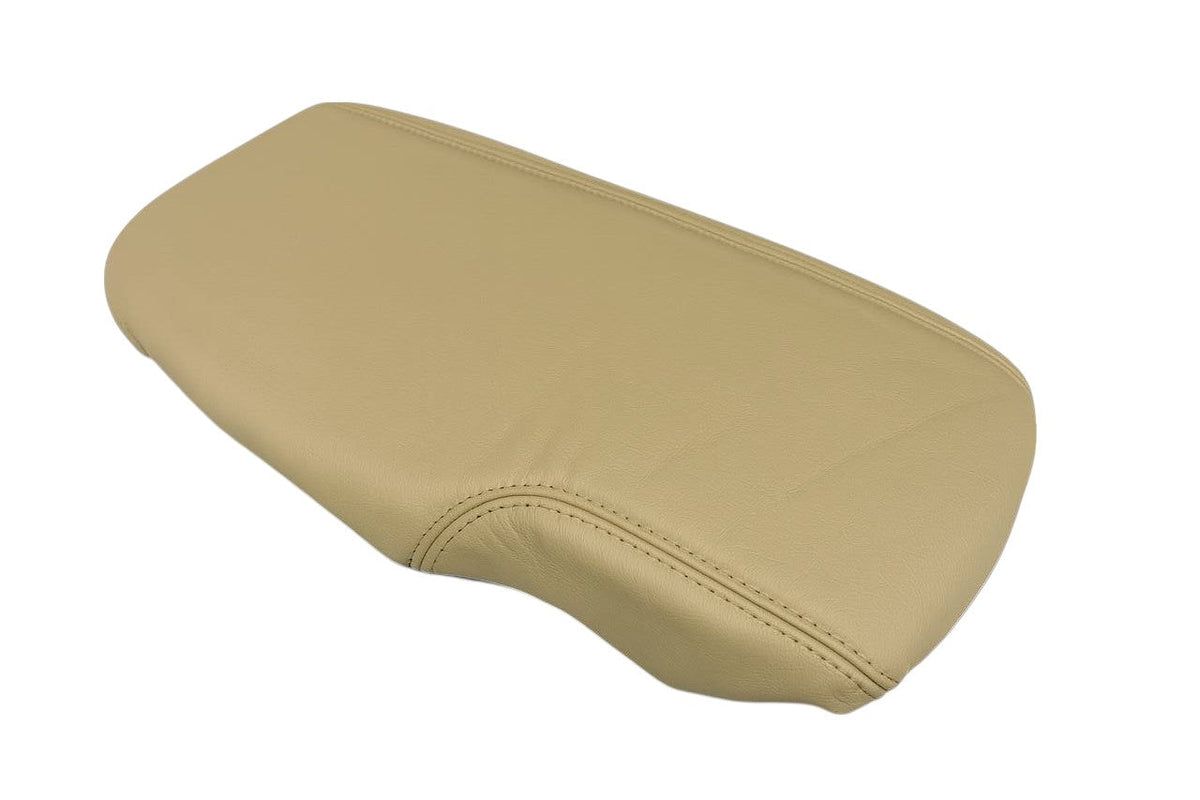 Cashmere Tan Leather Console Armrest Cover For Chevy Corvette C6 2005 2006 2007 2008 2009 2010 2011 2012 2013