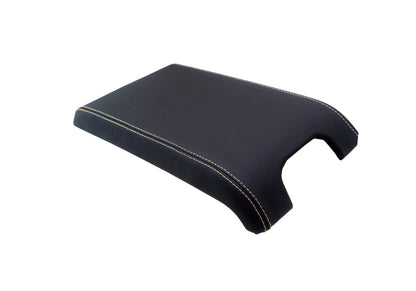 For 2009-2014 Ford F150 Raptor Black Leather Console Armrest Cover
