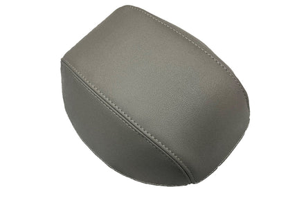 Replacement LEATHER Console Lid Armrest Cover In Platinum Gray For 2009-2019 Subaru Forester