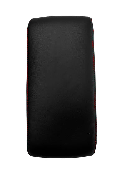 Black Leather Console Armrest Cover Compatible With 2015-2019 Subaru Legacy Outback