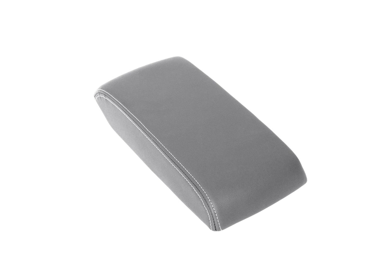 Titanium Gray Ultra Leather Console Armrest Cover For Subaru Legacy 2015 2016 2017