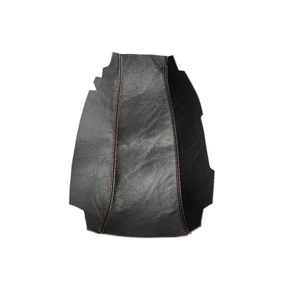 Black Leather Center Console Armrest Cover For Chevrolet Corvette C5 1997-2004